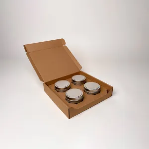 6 oz Candle Tin 4-Pack Shipping Box™