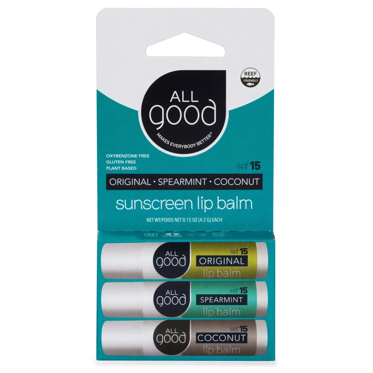 All Good Lip Balm - SPF 15 3 Packs