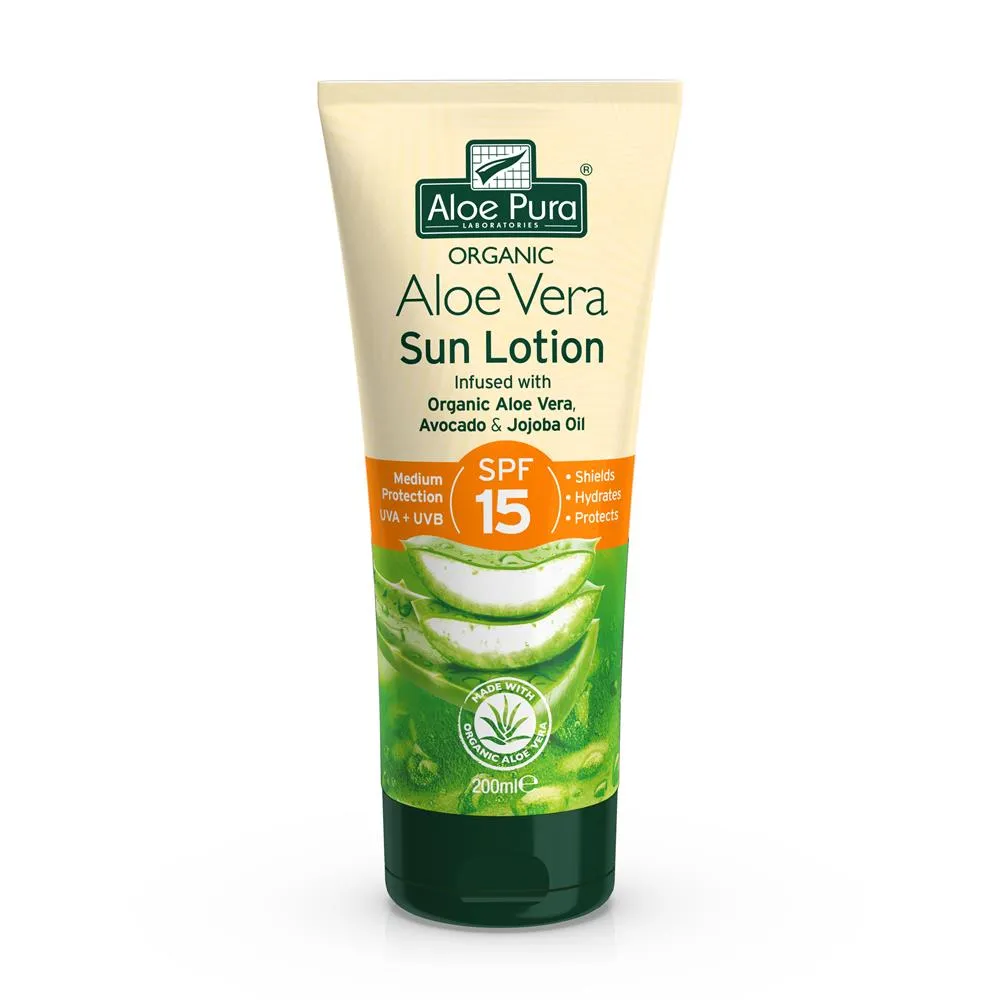 Aloe Pura - Aloe Vera Sun Lotion SPF15 200ml