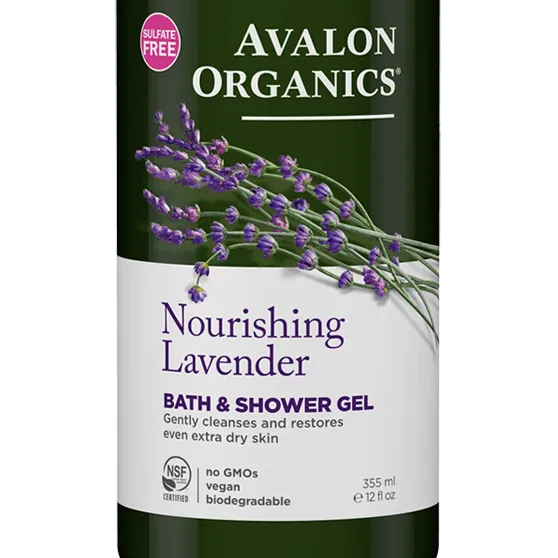 Avalon Organics Lavender Bath & Shower Gel 355ml