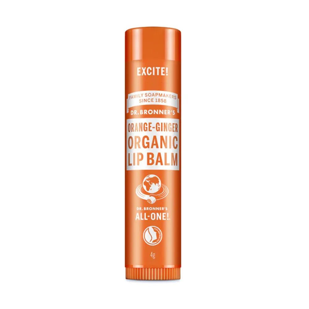 Dr. Bronner Organic Orange & Ginger Lip Balm