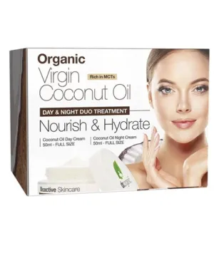 Dr Organic Virgin Coconut Nourish And Hydrate Duo Treatment