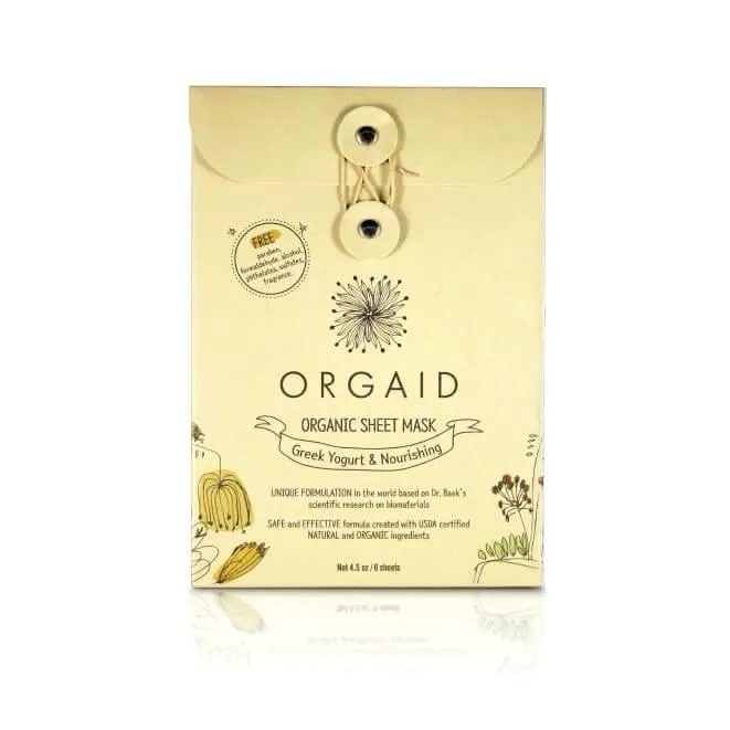 Firming & Nourishing Organic Sheet Mask (4 sheets)