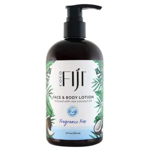 ORGANIC FIJI - Fragrance Free Treatment Lotion for Face and Body - 12 fl .oz.