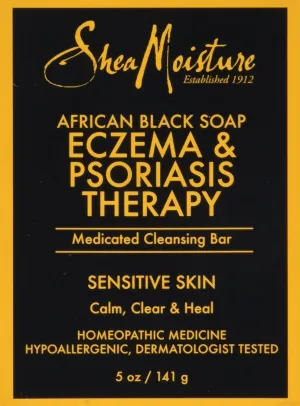 Shea Moisture African Black Soap Eczema And Psoriasis Therapy 141g