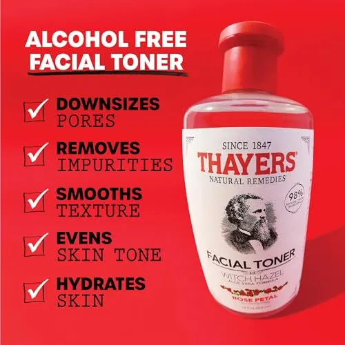 Thayers Alcohol-Free Rose Petal Witch Hazel Facial Toner